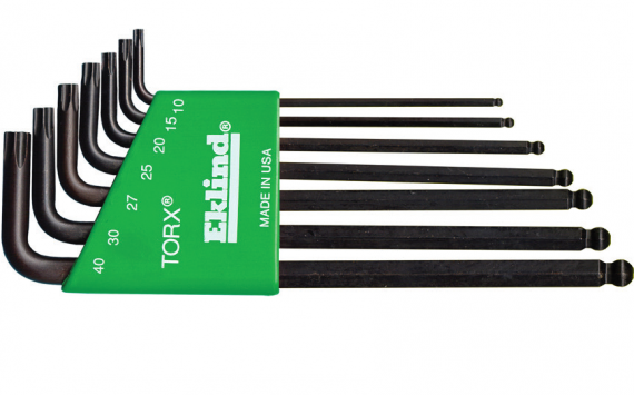 Set chei cu profil TX in suport de plastic TX10-TX40/7 piese