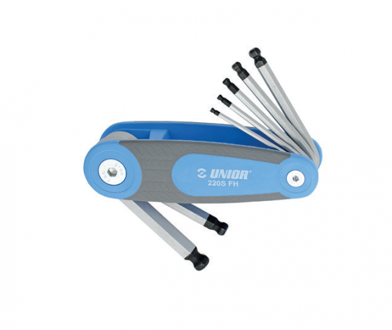 Set de chei locas hexagonal cu cap sferic cu maner tip briceag