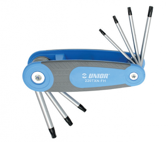 Set de chei cu profil TX cu mâner tip briceag