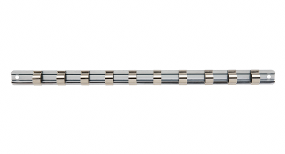 Suport metalic pentru capete chei tubulare 1/4", L 205 mm