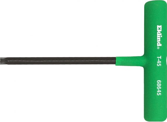 Cheie cu maner in T si profil TORX, dimensiune T6