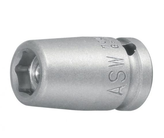Capete chei tubulare de impact cu profil TORX® interior si magnet 3/8", E 12