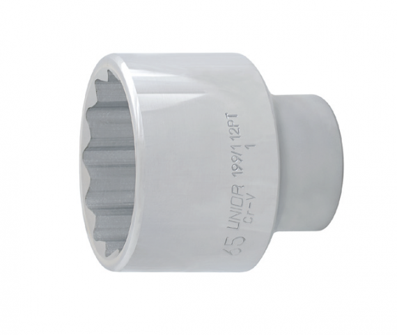 Capete chei tubulare 1" cu 12 laturi, dimensiune 65 mm