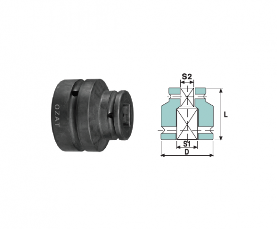 Adaptor de impact mama-mama 3/4" 5/8"