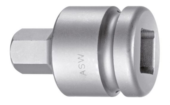 Capete hexagonale de impact 1.1/2", dimensiune HX 19