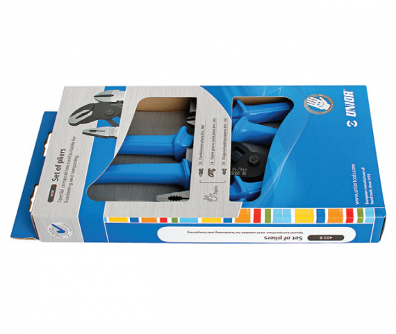 Set de clesti in cutie de carton 3 piese