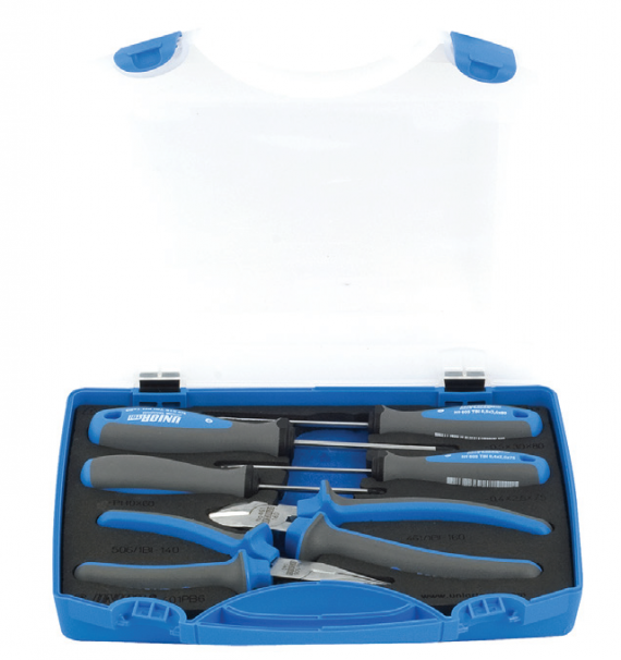 Set clesti si surubelnite in cutie de plastic/6buc