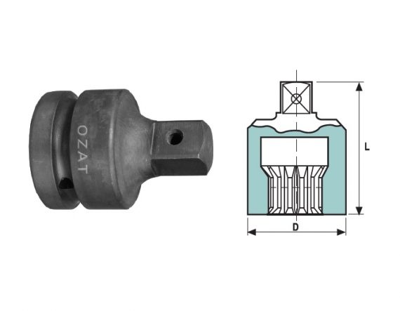 Adaptor de impact mama-tata 5 SPLINE