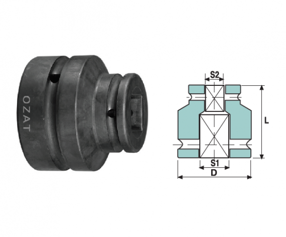 Adaptor de impact mama-mama 1.1/2"