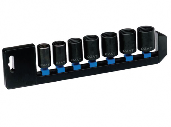 Trusa capete tubulare de impact 1/2" pentru demontat prezoane 17-26 mm/7 piese