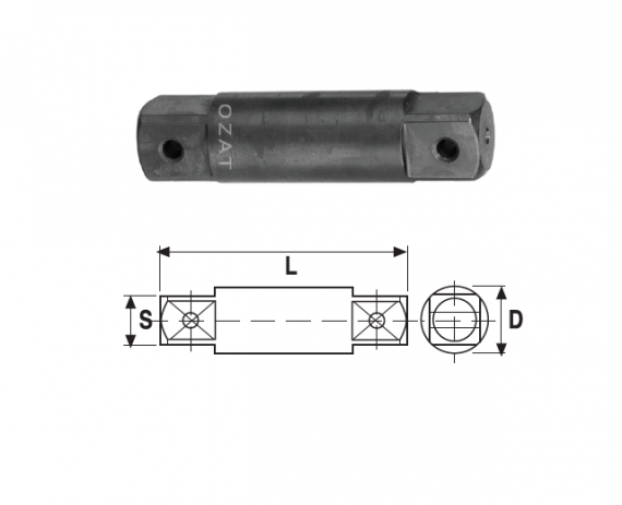 Adaptor de impact tata-tata 3.1/2"