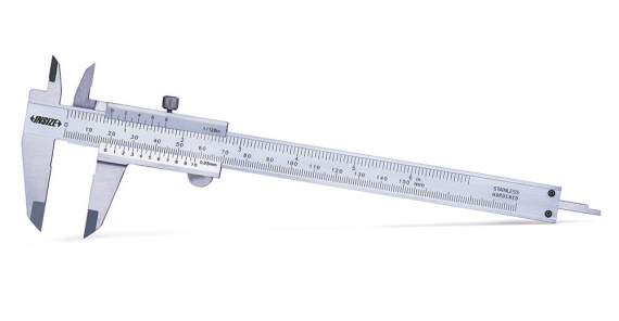 Subler mecanic de exterior, interior, cu tije de adancime, scala 0-250 mm