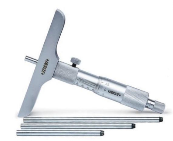 Micrometru mecanic de adancime, cu talpa, scala 0-300 mm
