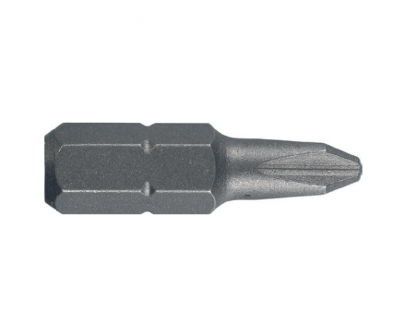 Bit STANDARD 1/4" DIN/ISO 1173 Forma C 6,3 profil Phillips cu coada redusa pentru gips-carton