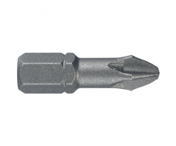Bit TORSION 1/4" DIN/ISO 1173 Forma C 6,3 - profil Phillips, dimensiune PH3, L 25