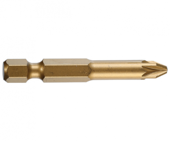 Bit TORSION TiN CVD 1/4" DIN/ISO 1173 - Forma E 6,3 - profil Pozidriv PZ 3, ambalare - 5