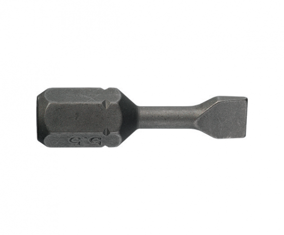 Bit TORSION 1/4" DIN/ISO 1173 Forma C 6,3 - profil lat, dimensiune 1,2 x 6,5, ambalare - 10