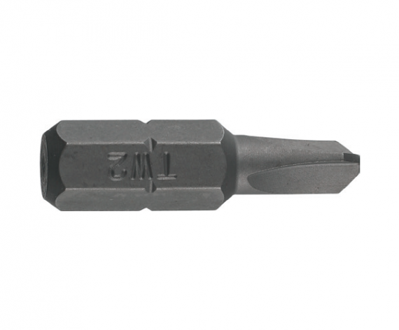 Bit STANDARD 1/4" DIN/ISO 1173 Forma C 6,3 profil Tri-Wing, TW 0