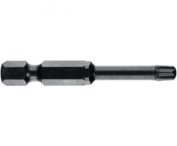Bit IMPACT TORSION 1/4" DIN/ISO 1173 - Forma E 6,3  profil TORX®,T-Rip 10, ambalare 5