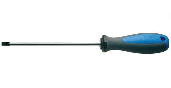 Surubelnita lata pentru electricieni maner trimaterial TBI, cromata, lungime 210 mm