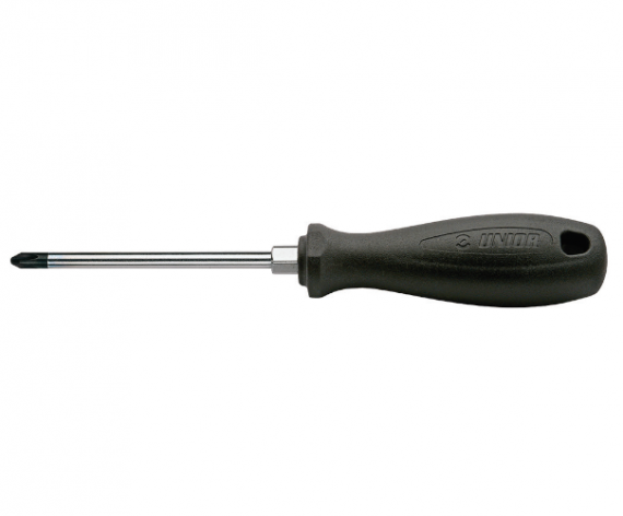 Surubelnita profil Phillips (PH 1X80), mecanica cu hexagon maner polipropilena, cromata