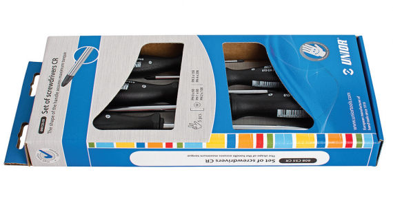 Set surubelnite profil Phillips (PH), maner polipropilena, cromate / 5 piese