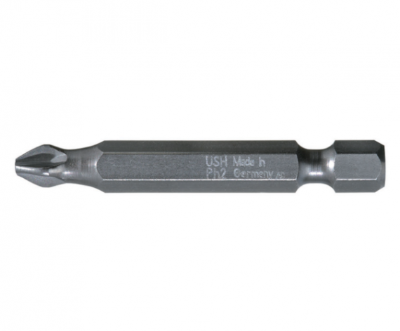 Bit hexagonal 1/4" DIN 3126 - Forma E 6,3 - profil Phillips lung PH 2