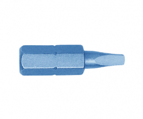 Bit hexagonal 1/4" BLUE SHOCK Forma E 6,3 - profil patrat R 3