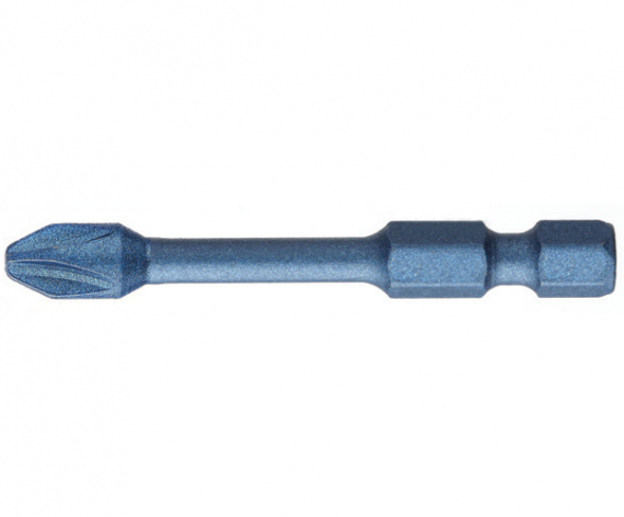 Bit hexagonal 1/4" BLUE SHOCK Forma E 6,3 - profil Phillips PH 3