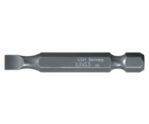 Bit hexagonal 1/4" DIN 3126 - Forma E 6,3 - profil lat lung 0,6 x 4,5