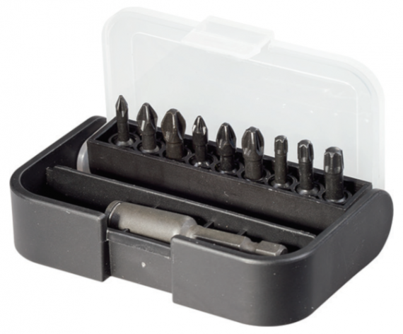 Trusa 10 biti si accesorii Torsion - IMPACT 10 piese