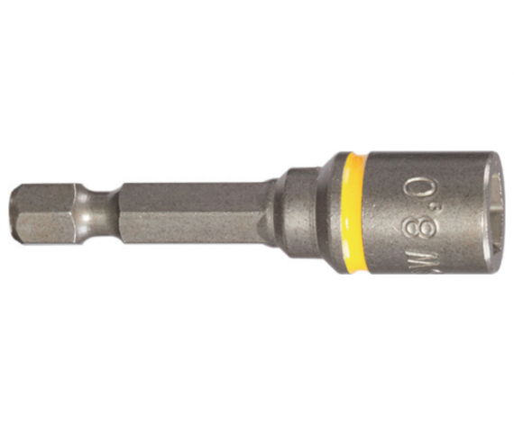 Bit tubular de IMPACT 50 mm cu magnet; 1/4" E 6,3, dimensiune 10, ambalare 1