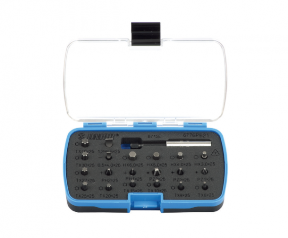 Set de biti in cutie de plastic/21 piese