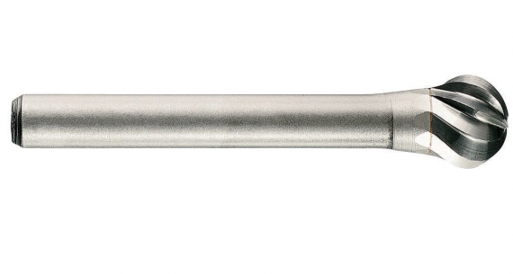 Freza din carbura de tungsten forma D - sferica, tais simplu tip A, dimensiune 10