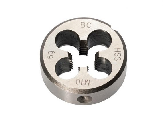 Filiera pentru filet metric, pas normal, pe stanga, DIN 22568 (DIN 223 B) HSS-G, M 3