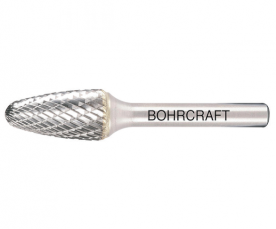 Freze biax din carbura metalica sinterizata - CMS arc cu varf rotunjit, Forma F ( RBF ), 3 x 14