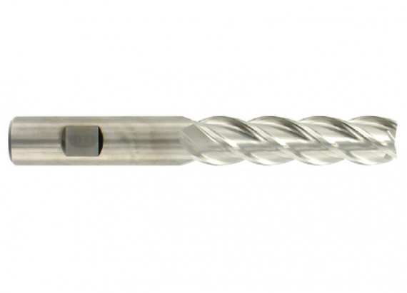 Freza cilindro frontala lunga, HSS-E8 (Co 8%), DIN 844BL, Z4-Z6,dimensiune 4