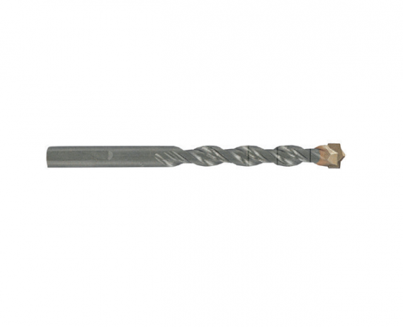 Burghiu coada cilindrica pentru beton si piatra, cu placuta CMS cu varf de centrare, SLR® DIN 8039, dimensiune 9