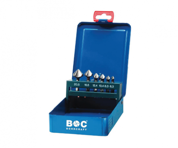 Trusa tesitoare cu prindere 1/4" conice, 6 piese