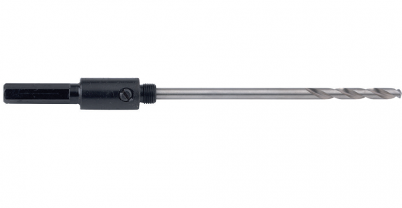 Arbore carote hexagonal 11 mm (14-30 mm), cu burghiu de centrare de 180 mm