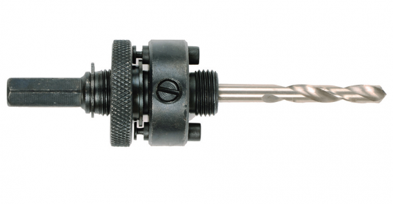 Arbore carote hexagonal 11 mm (32-210 mm) cu burghiu de centrare de 102 mm
