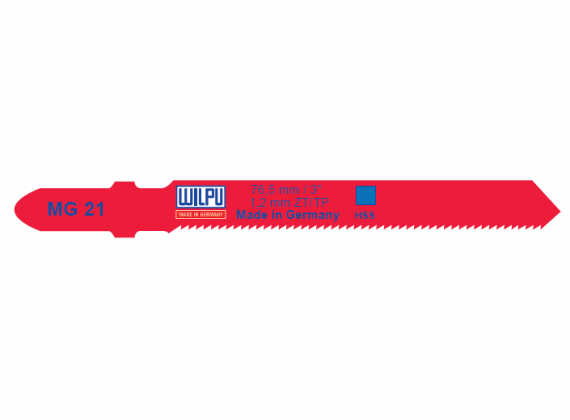 Panza HSS pentru fierastrau vertical, prindere T, pentru metal / 5 bucati, dimensiune 76 x 7.8 x 1.0 mm