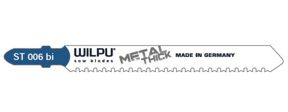 Panza Bi-Metal pentru fierastrau vertical, prindere T, multimaterial / 5 bucati, dimensiune 100 x 9.8 x 1.0 mm