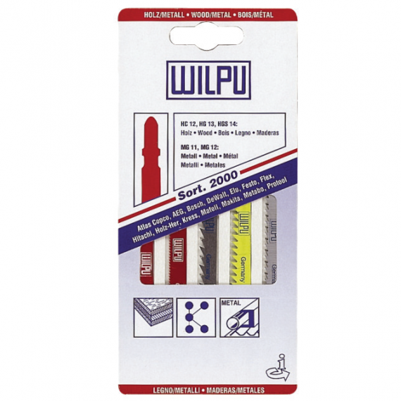 Set 5 panze pentru fierastrau vertical, prindere T, pentru lemn si metal