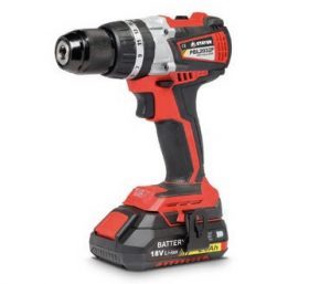 Masina de insurubat/gaurit cu percutie cu 2 acumulatori Li-ion 18 V 2,0 Ah