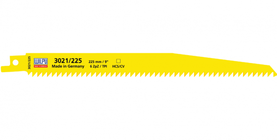 Panza HCS/CV pentru fierastrau sabie pentru lemn / 5 bucati, dimensiune 225 x 19 x 1.27 mm