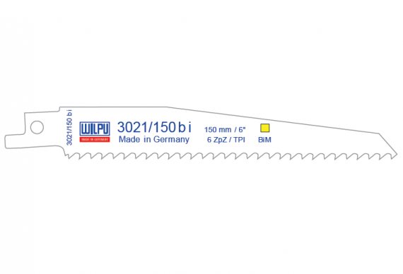 Panza Bi-Metal pentru fierastrau sabie pentru lemn / 5 bucati, dimensiune 150 x 19 x 1.27 mm