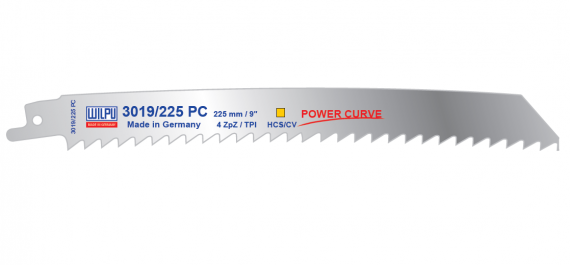 Panza HCS/CV pentru fierastrau sabie pentru lemn / 20 bucati, dimensiune 225 x 19 x 1.05 mm