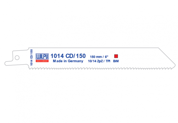 Panza Bi-Metal pentru fierastrau sabie pentru paleti / 5 bucati, dimensiune 150 x 19 x 1.27 mm