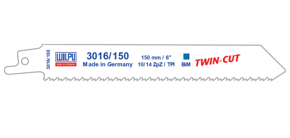 Panza Bi-Metal pentru fierastrau sabie pentru lemn cu cuie si metal / 5 bucati, dimensiune 150 x 19 x 0.9 mm